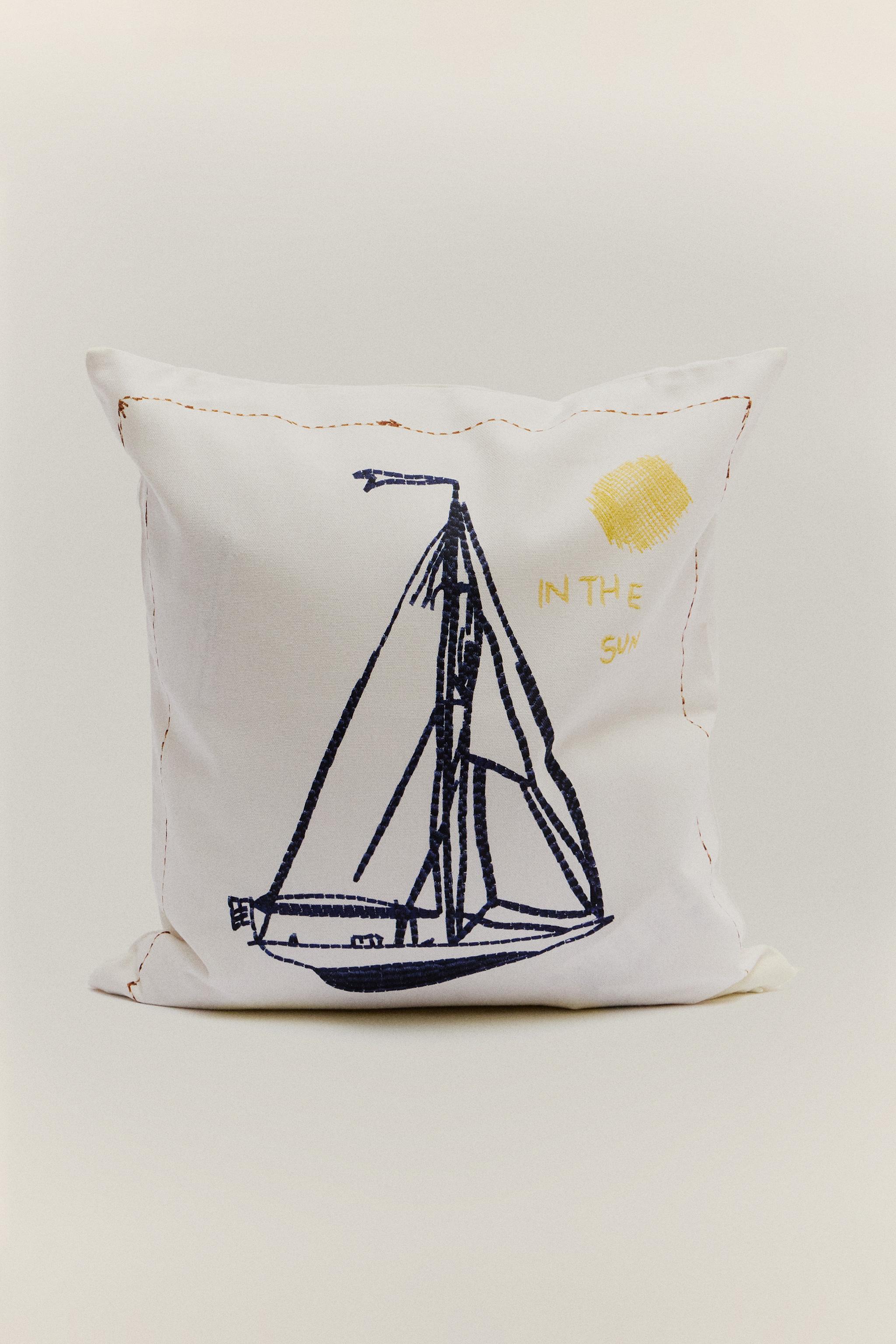 HOUSSE DE COUSSIN BATEAU